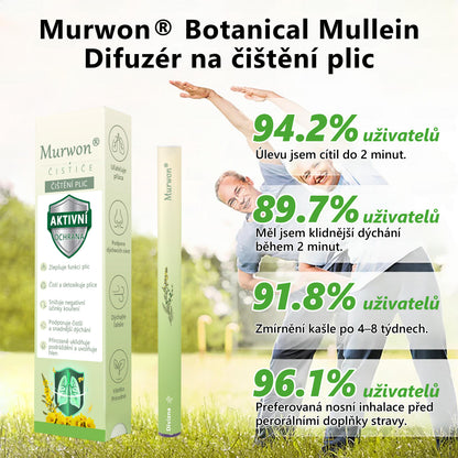 🇨🇿 Vysoce kvalitní český produkt s doručením po celé ČR 🏠 Murwon® bylinný inhalátor pro očistu plic 🍊(👨‍⚕️ Účinná pomoc při: kašli, bolesti v krku, dušnosti, zahlenění, ucpaném nosu, zánětu průdušek, alergických příznacích a plicních potížích) ❤️