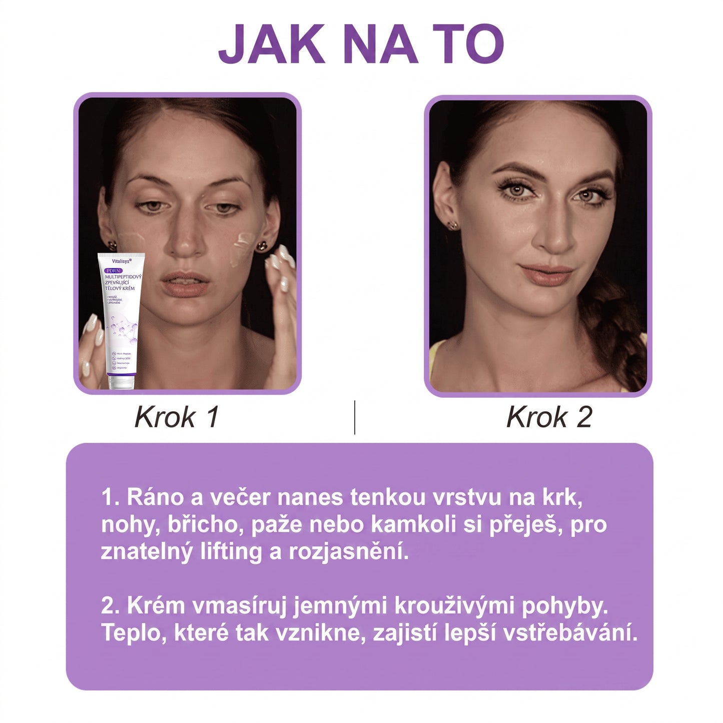 Doporučováno dermatology🥇 | 🍍Vitalisys® PDRN Multi-Peptidový masážní tělový krém – Proti stárnutí, hydratační, zpevňující, regenerační, sjednocující, proti akné a skvrnám, na odstraňování bradavic a mateřských znamének, pro úlevu při lupénce.❤️