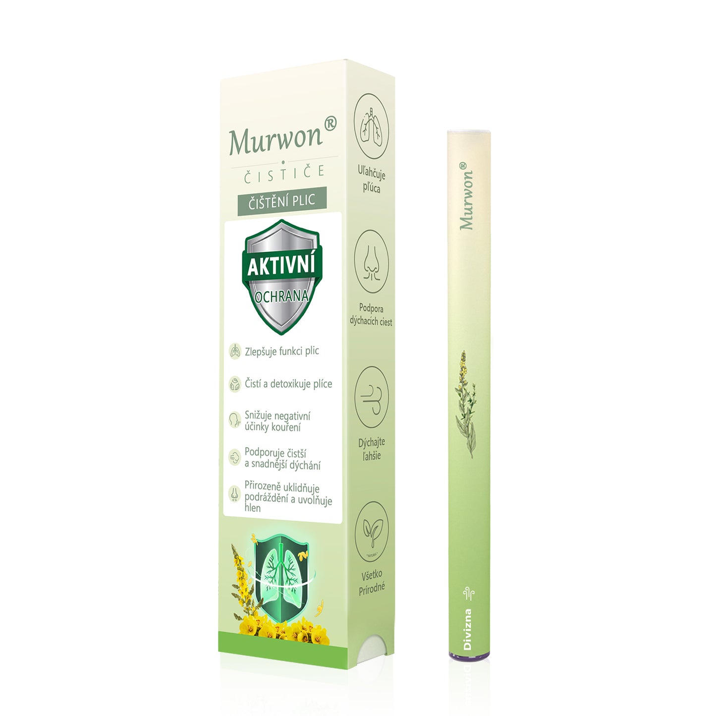 🇨🇿 Vysoce kvalitní český produkt s doručením po celé ČR 🏠 Murwon® bylinný inhalátor pro očistu plic 🍊(👨‍⚕️ Účinná pomoc při: kašli, bolesti v krku, dušnosti, zahlenění, ucpaném nosu, zánětu průdušek, alergických příznacích a plicních potížích) ❤️