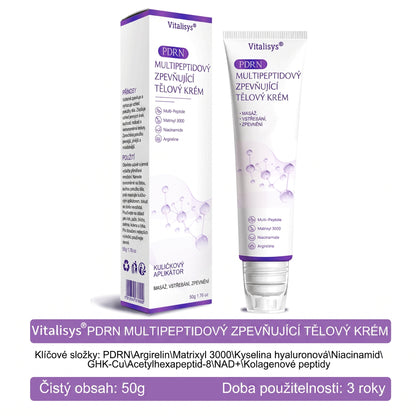 Doporučováno dermatology🥇 | 🍍Vitalisys® PDRN Multi-Peptidový masážní tělový krém – Proti stárnutí, hydratační, zpevňující, regenerační, sjednocující, proti akné a skvrnám, na odstraňování bradavic a mateřských znamének, pro úlevu při lupénce.❤️