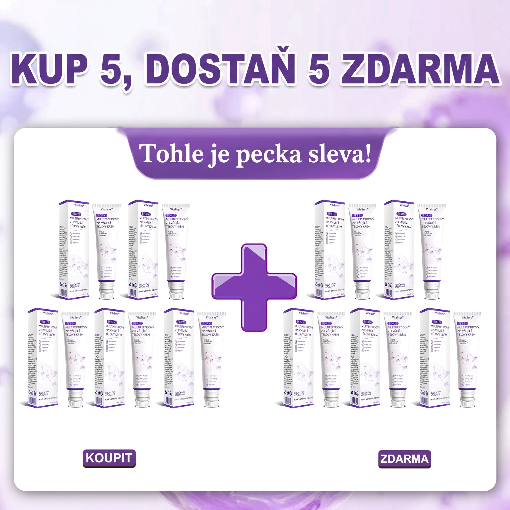 10 balení — Koupíte 5 dostanete 5 zdarma