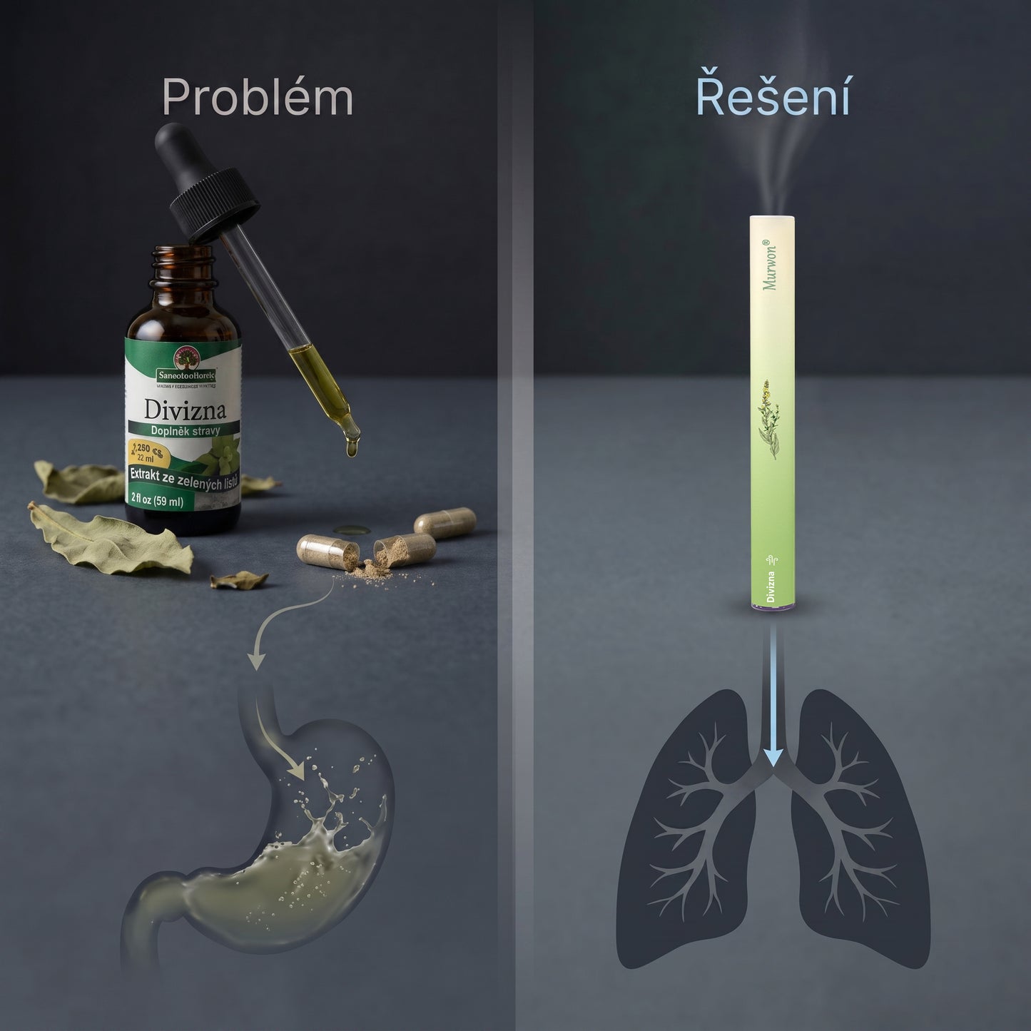 🇨🇿 Vysoce kvalitní český produkt s doručením po celé ČR 🏠 Murwon® bylinný inhalátor pro očistu plic 🍊(👨‍⚕️ Účinná pomoc při: kašli, bolesti v krku, dušnosti, zahlenění, ucpaném nosu, zánětu průdušek, alergických příznacích a plicních potížích) ❤️
