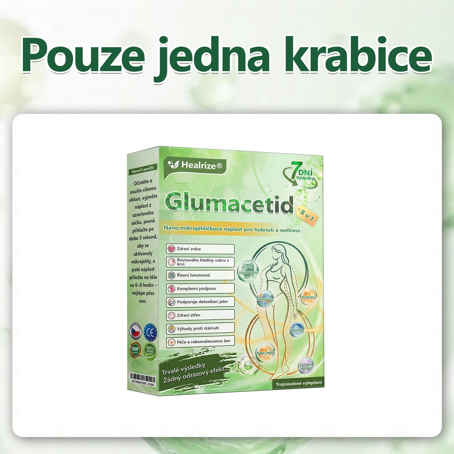 𝐇𝐞𝐚𝐥𝐫𝐢𝐳𝐞® Glum𝐚𝐬𝐞tide 8 v 1 – Zeštíhlující nano  mikrojihlový náplast 🇨🇿 Jen 1× denně  Viditelné změny za 7 dní – na obezitu, kardiovaskulární zdraví, diabetes a kloubní problémyhua