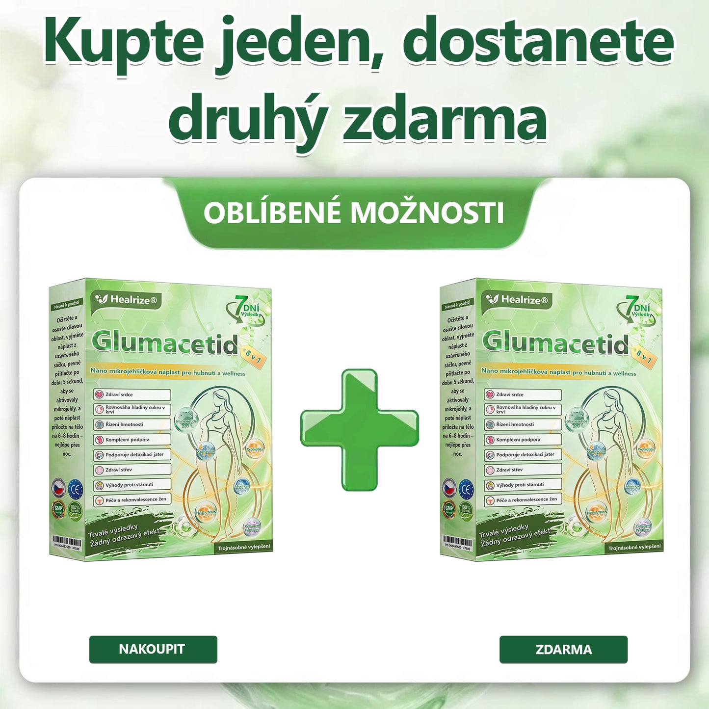𝐇𝐞𝐚𝐥𝐫𝐢𝐳𝐞® Glum𝐚𝐬𝐞tide 8 v 1 – Zeštíhlující nano  mikrojihlový náplast 🇨🇿 Jen 1× denně  Viditelné změny za 7 dní – na obezitu, kardiovaskulární zdraví, diabetes a kloubní problémyhua