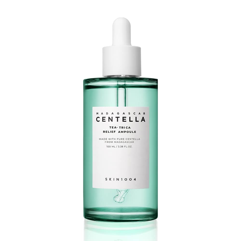SKIN1004 Tea-Trica Relief Ampule 100 ml, 3.38 fl. oz, Uklidňující Hydratace pro Citlivou Plet