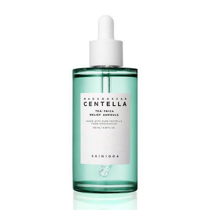 SKIN1004 Tea-Trica Relief Ampule 100 ml, 3.38 fl. oz, Uklidňující Hydratace pro Citlivou Plet