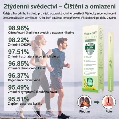 🇨🇿 Vysoce kvalitní český produkt s doručením po celé ČR 🏠 Murwon® bylinný inhalátor pro očistu plic 🍊(👨‍⚕️ Účinná pomoc při: kašli, bolesti v krku, dušnosti, zahlenění, ucpaném nosu, zánětu průdušek, alergických příznacích a plicních potížích) ❤️