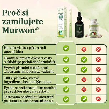 🇨🇿 Vysoce kvalitní český produkt s doručením po celé ČR 🏠 Murwon® bylinný inhalátor pro očistu plic 🍊(👨‍⚕️ Účinná pomoc při: kašli, bolesti v krku, dušnosti, zahlenění, ucpaném nosu, zánětu průdušek, alergických příznacích a plicních potížích) ❤️