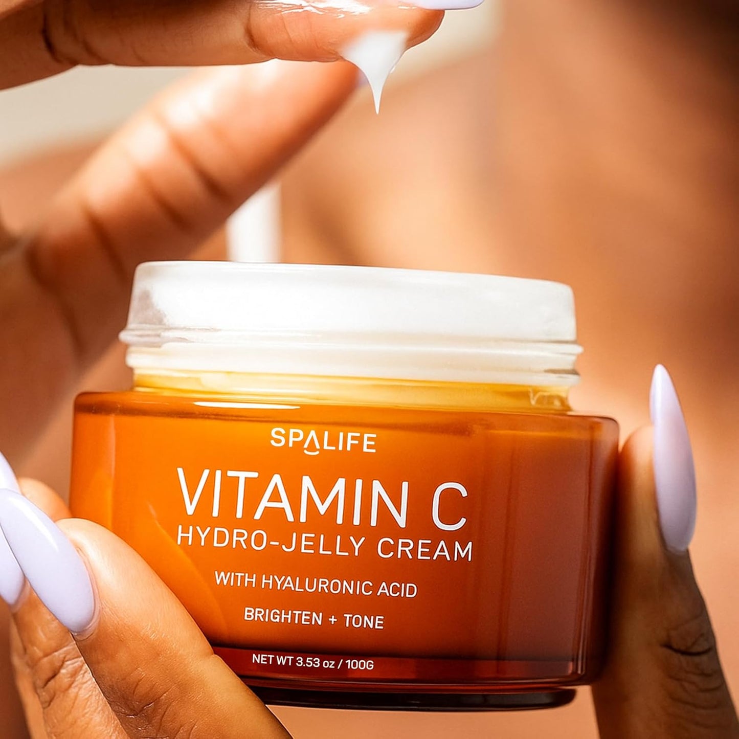 SpaLife Beauty Vitamin C Hydro - Jelly Hydratační Krém na Obličej s Hyaluronovou Kyselinou