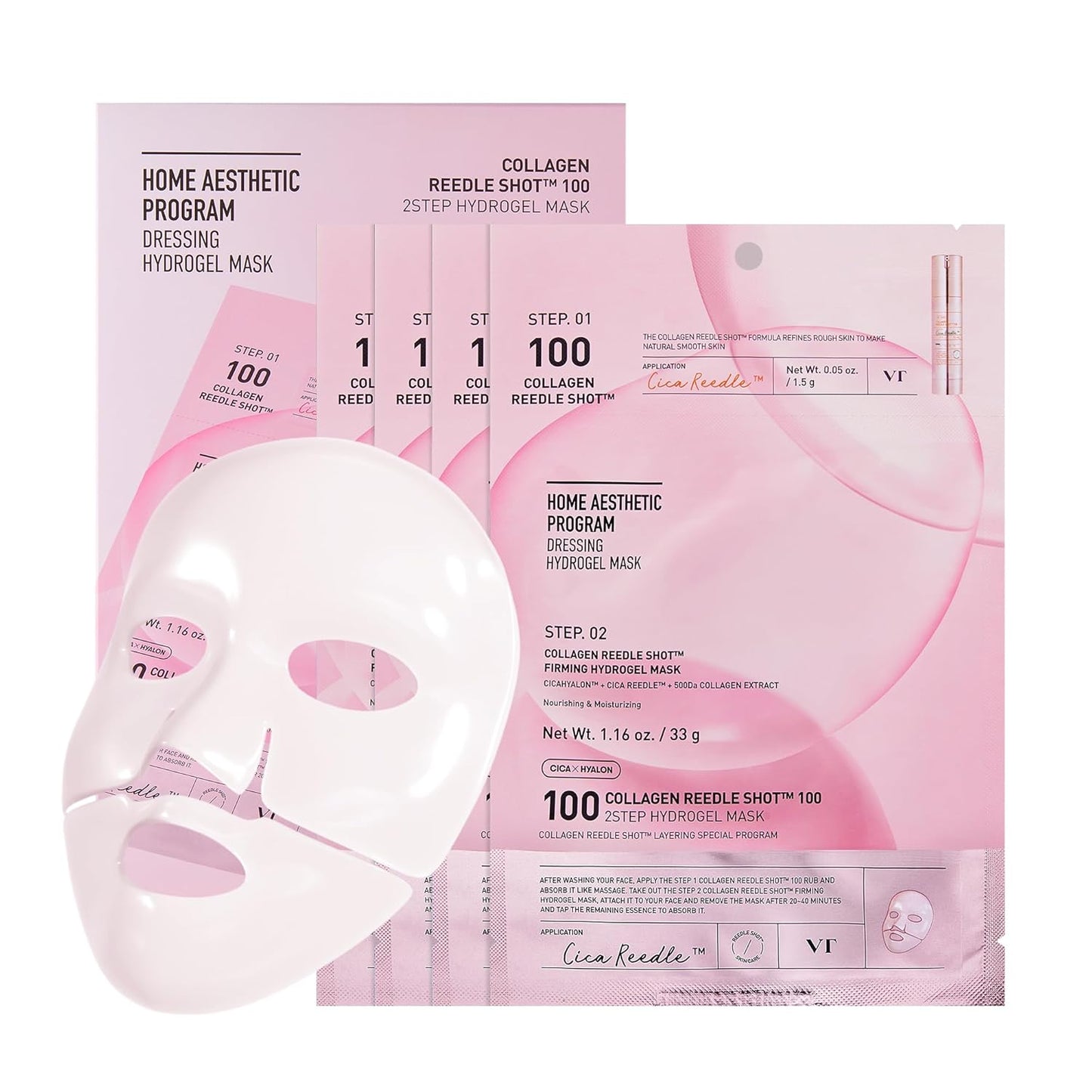 VT COSMETICS Reedle Shot 100 2-kroková hydrogelová maska