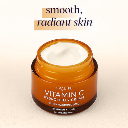 SpaLife Beauty Vitamin C Hydro - Jelly Hydratační Krém na Obličej s Hyaluronovou Kyselinou